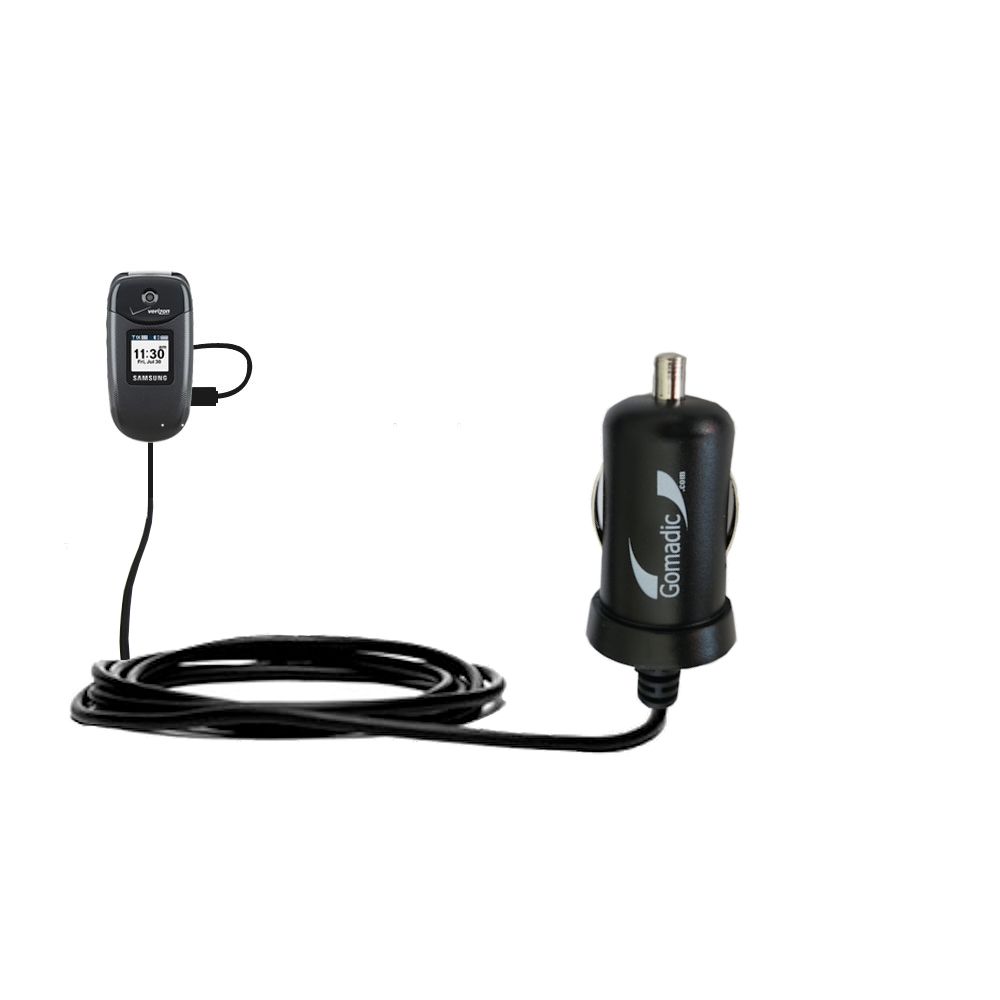 Mini Car Charger compatible with the Samsung Gusto 1 / 2