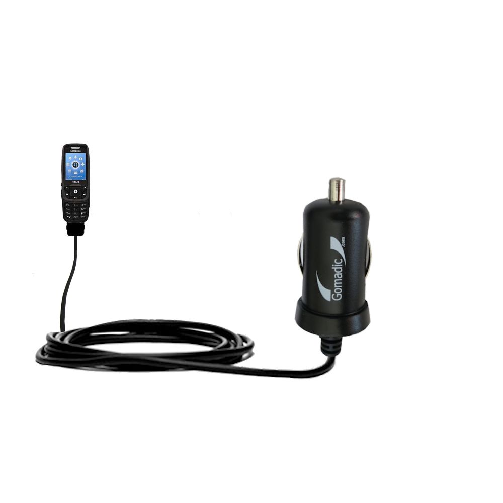 Mini Car Charger compatible with the Samsung Helio Drift SPH-503