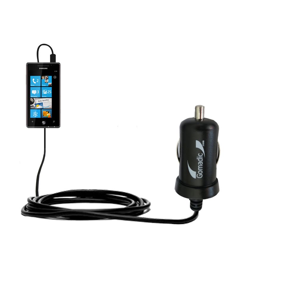 Mini Car Charger compatible with the Samsung I8700