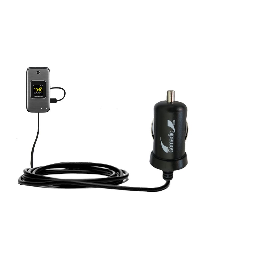 Mini Car Charger compatible with the Samsung M400
