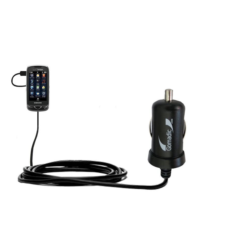 Mini Car Charger compatible with the Samsung Reality