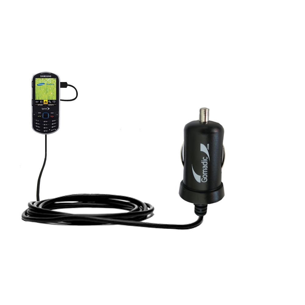 Mini Car Charger compatible with the Samsung Restore