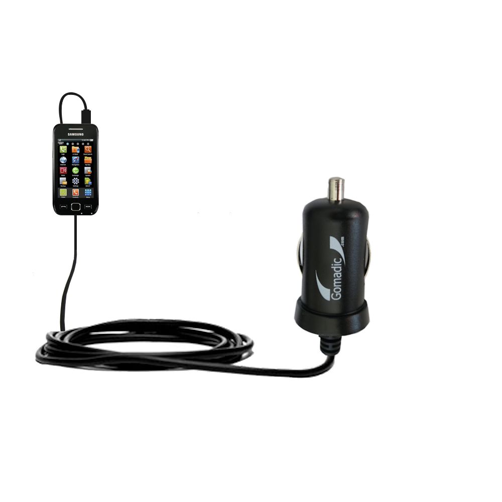 Mini Car Charger compatible with the Samsung S5250