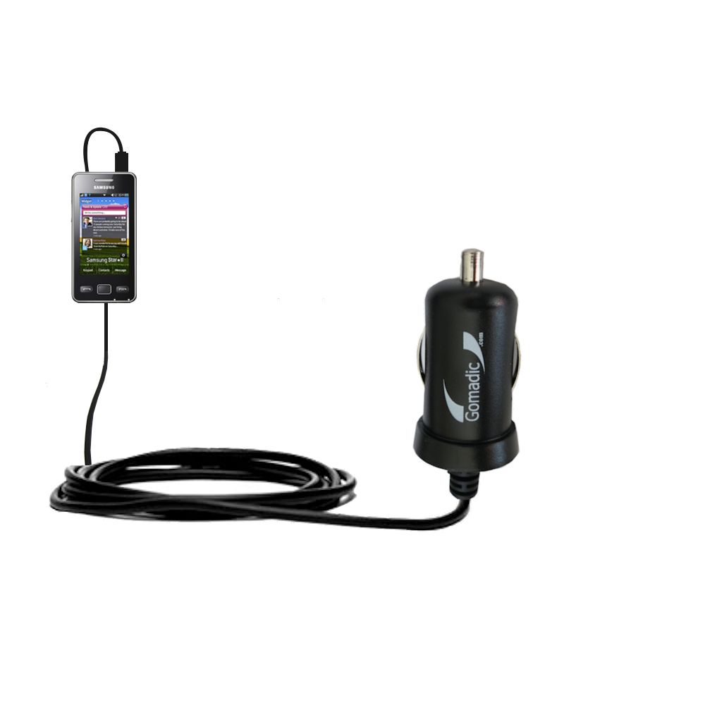 Mini Car Charger compatible with the Samsung S5260