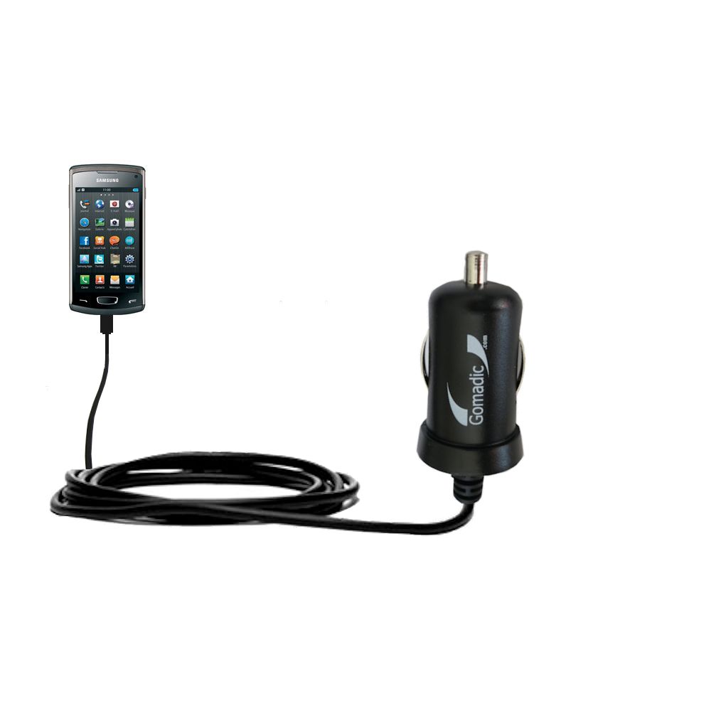 Mini Car Charger compatible with the Samsung S8600