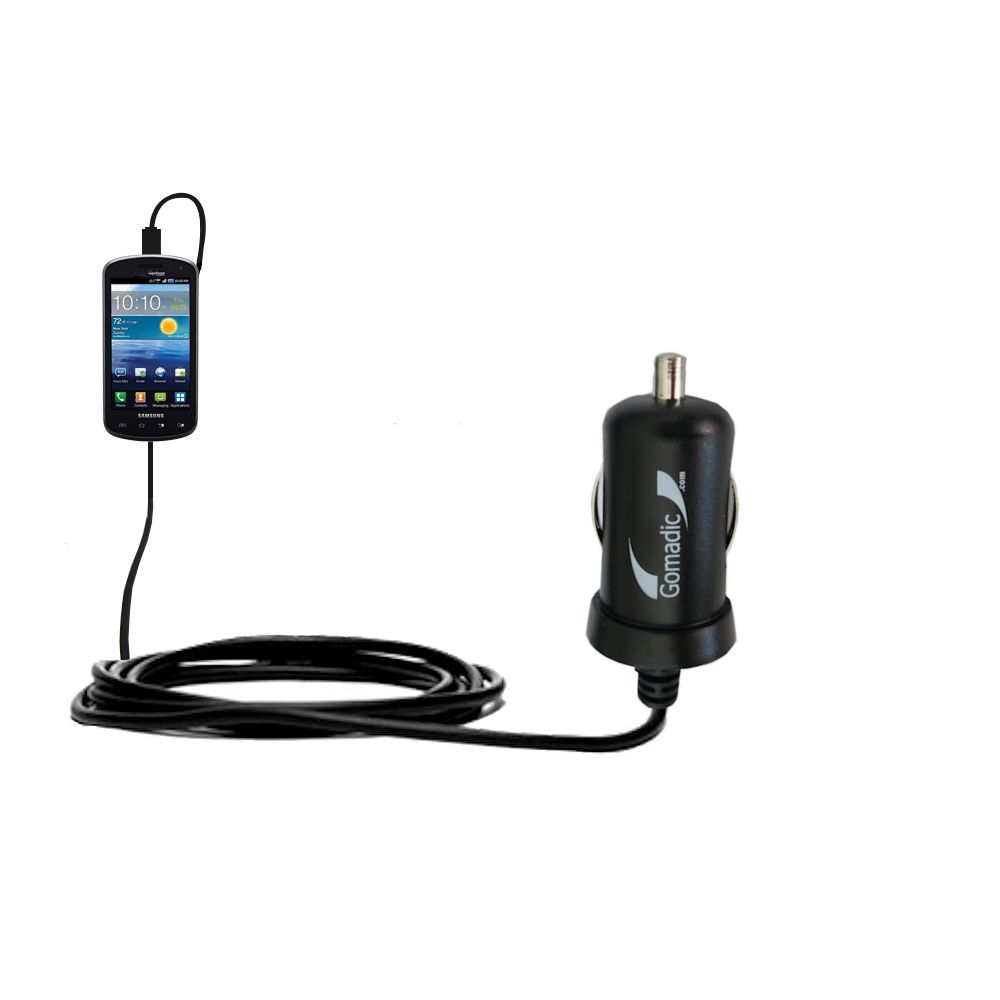 Mini Car Charger compatible with the Samsung SCH-I405