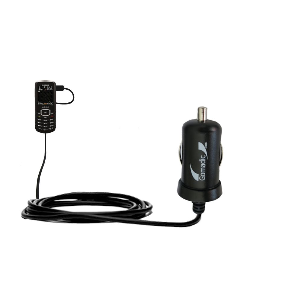 Mini Car Charger compatible with the Samsung SCH-R100
