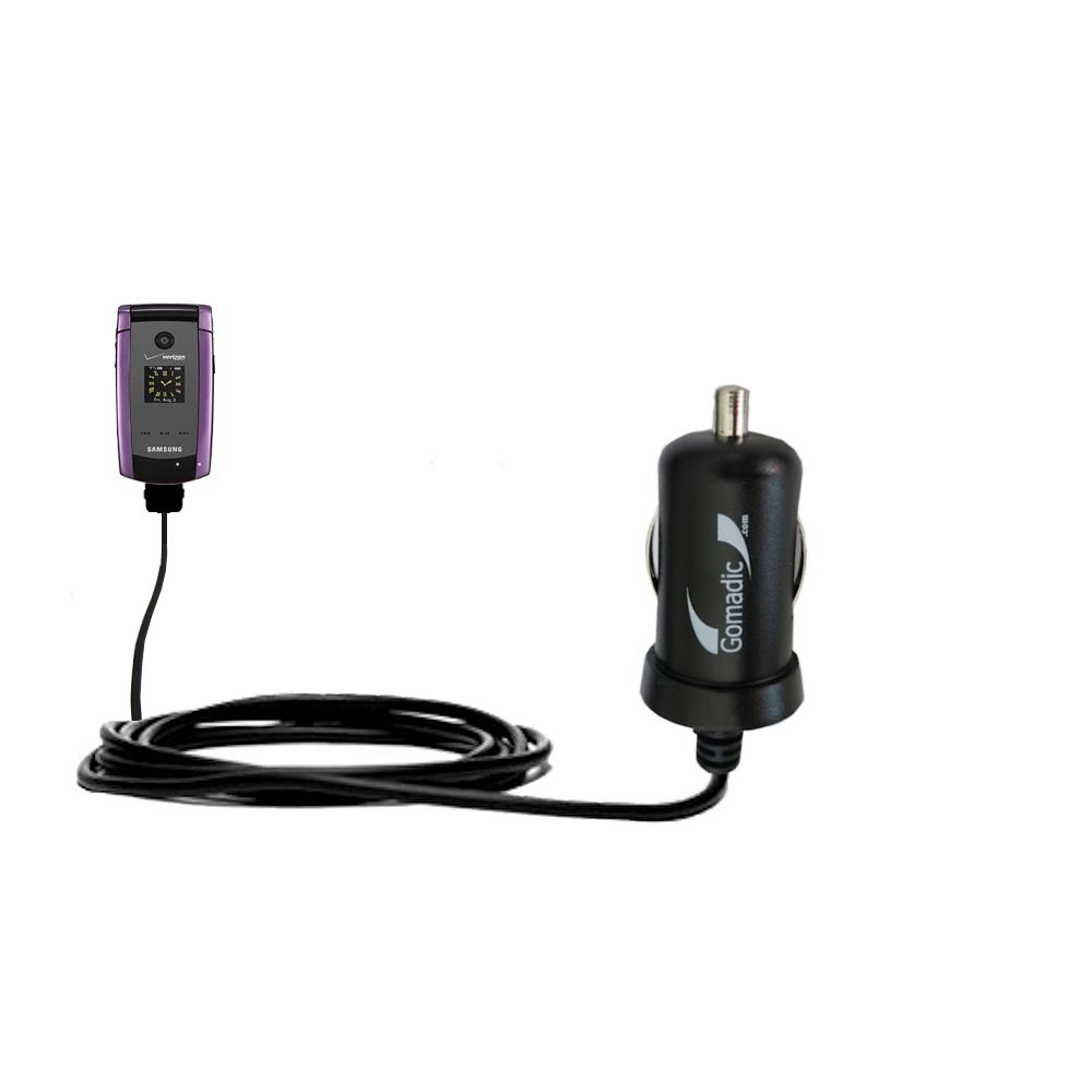 Mini Car Charger compatible with the Samsung SCH-U700