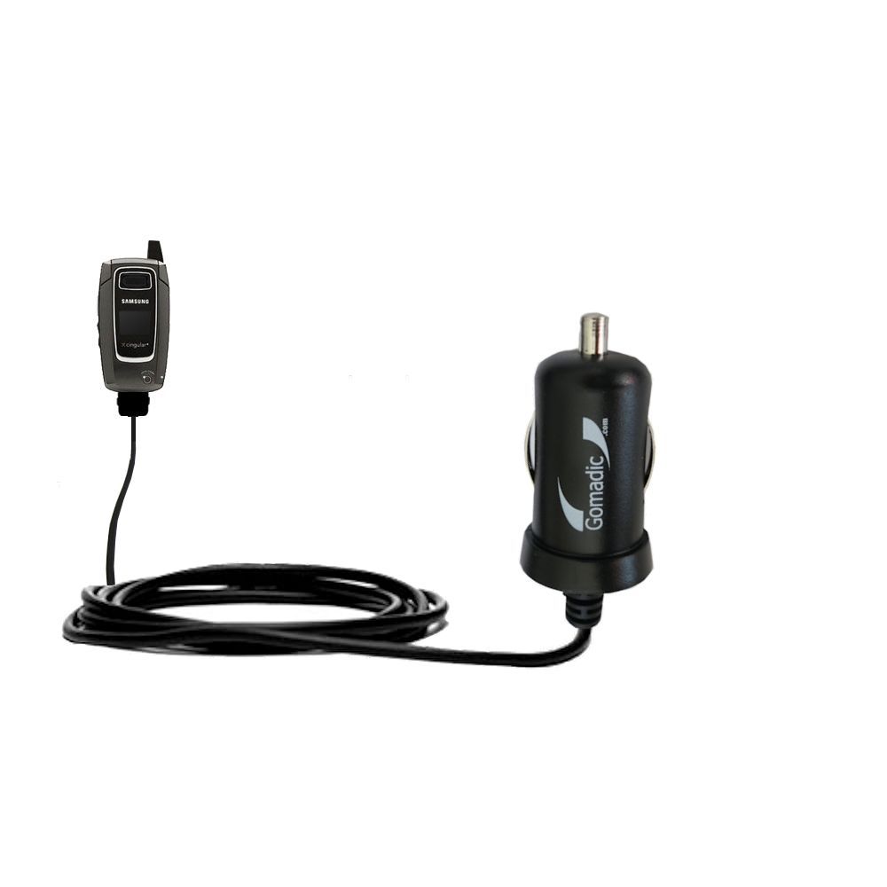 Mini Car Charger compatible with the Samsung SGH-D407