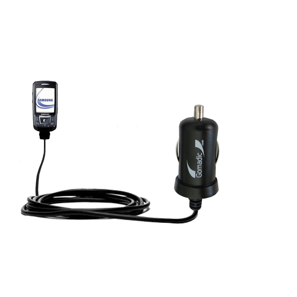 Mini Car Charger compatible with the Samsung SGH-D870