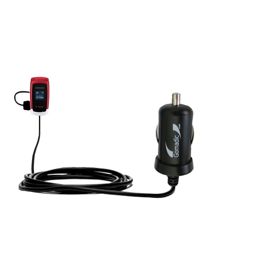 Mini Car Charger compatible with the Samsung SGH-T219