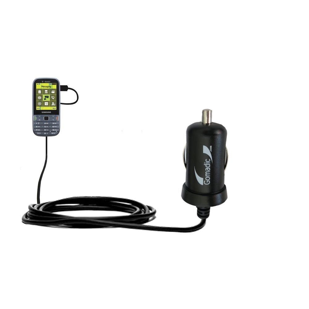 Mini Car Charger compatible with the Samsung SGH-T379