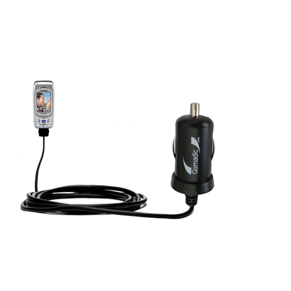 Mini Car Charger compatible with the Samsung SPH-A800