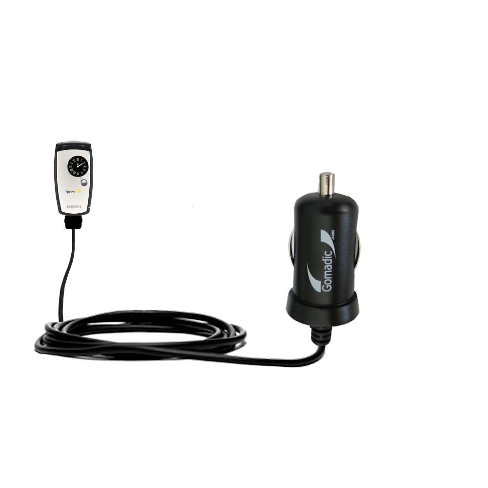 Mini Car Charger compatible with the Samsung SPH-A960