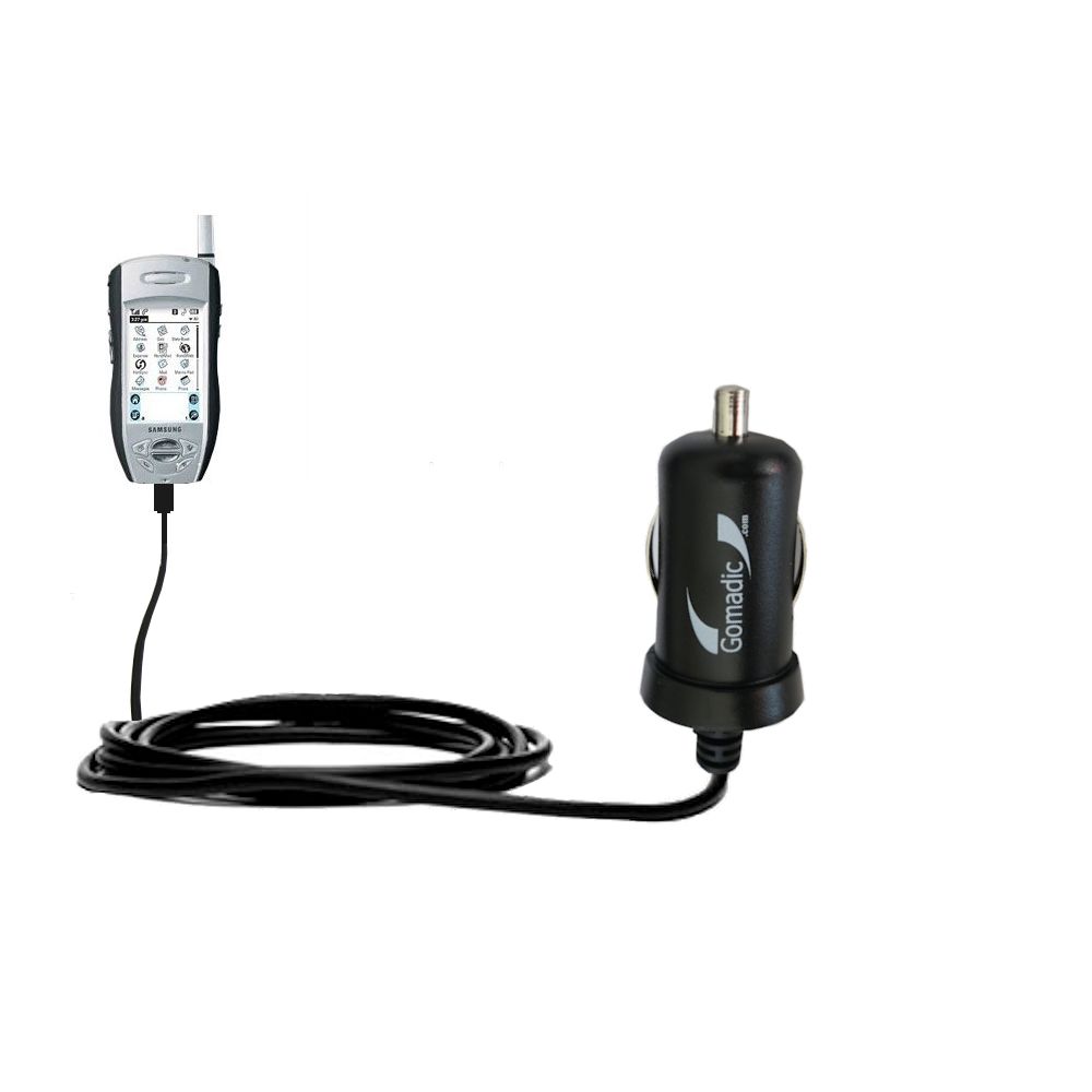 Mini Car Charger compatible with the Samsung SPH-i330
