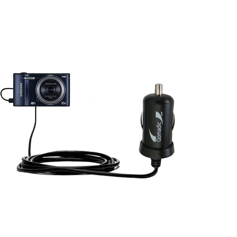 Mini Car Charger compatible with the Samsung WB30F