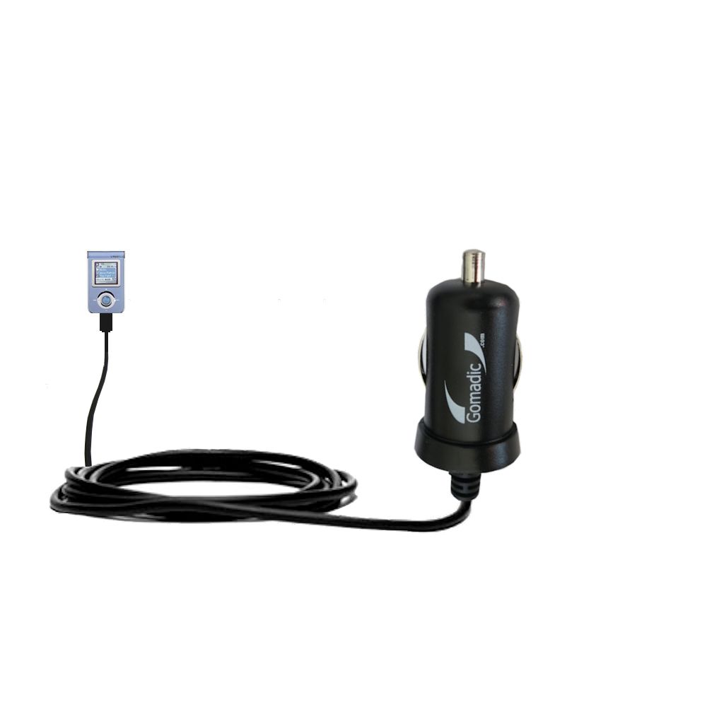 Mini Car Charger compatible with the Samsung Yepp YP-T7X
