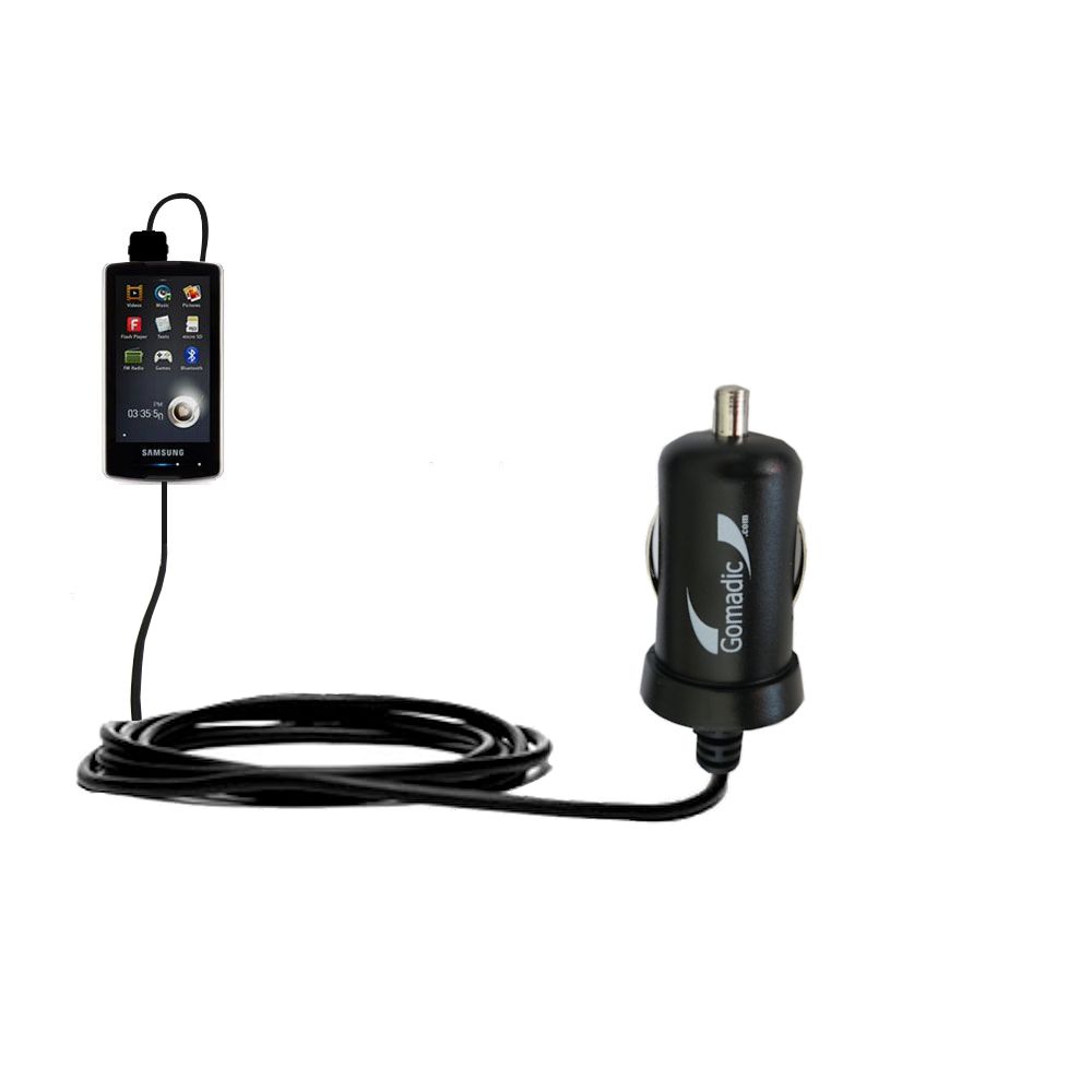 Mini Car Charger compatible with the Samsung YP-MB1