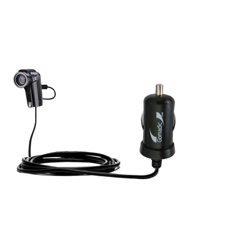 Mini Car Charger compatible with the Sanyo Camcorder VPC-HD1000