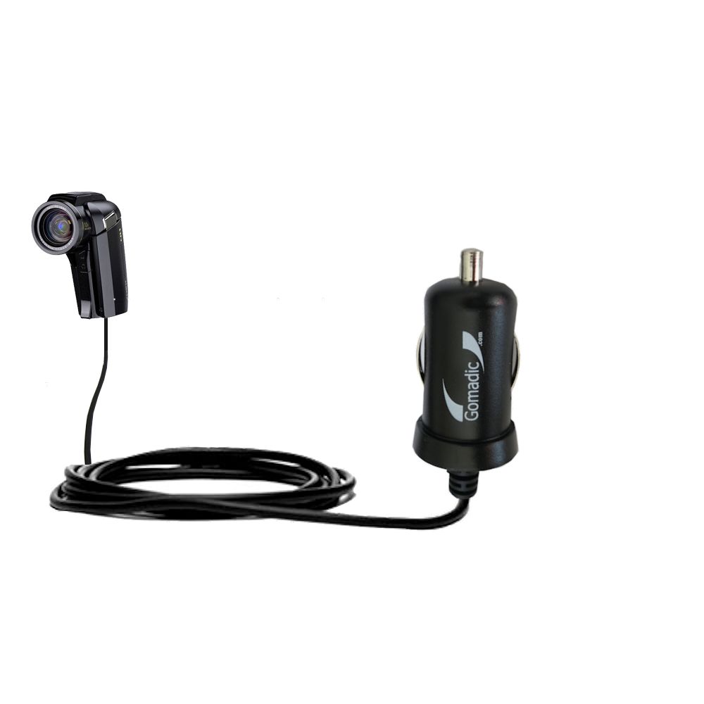 Mini Car Charger compatible with the Sanyo Camcorder VPC-HD1010 VPC-HD1000