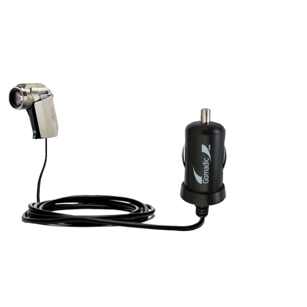 Mini Car Charger compatible with the Sanyo Camcorder VPC-HD2000