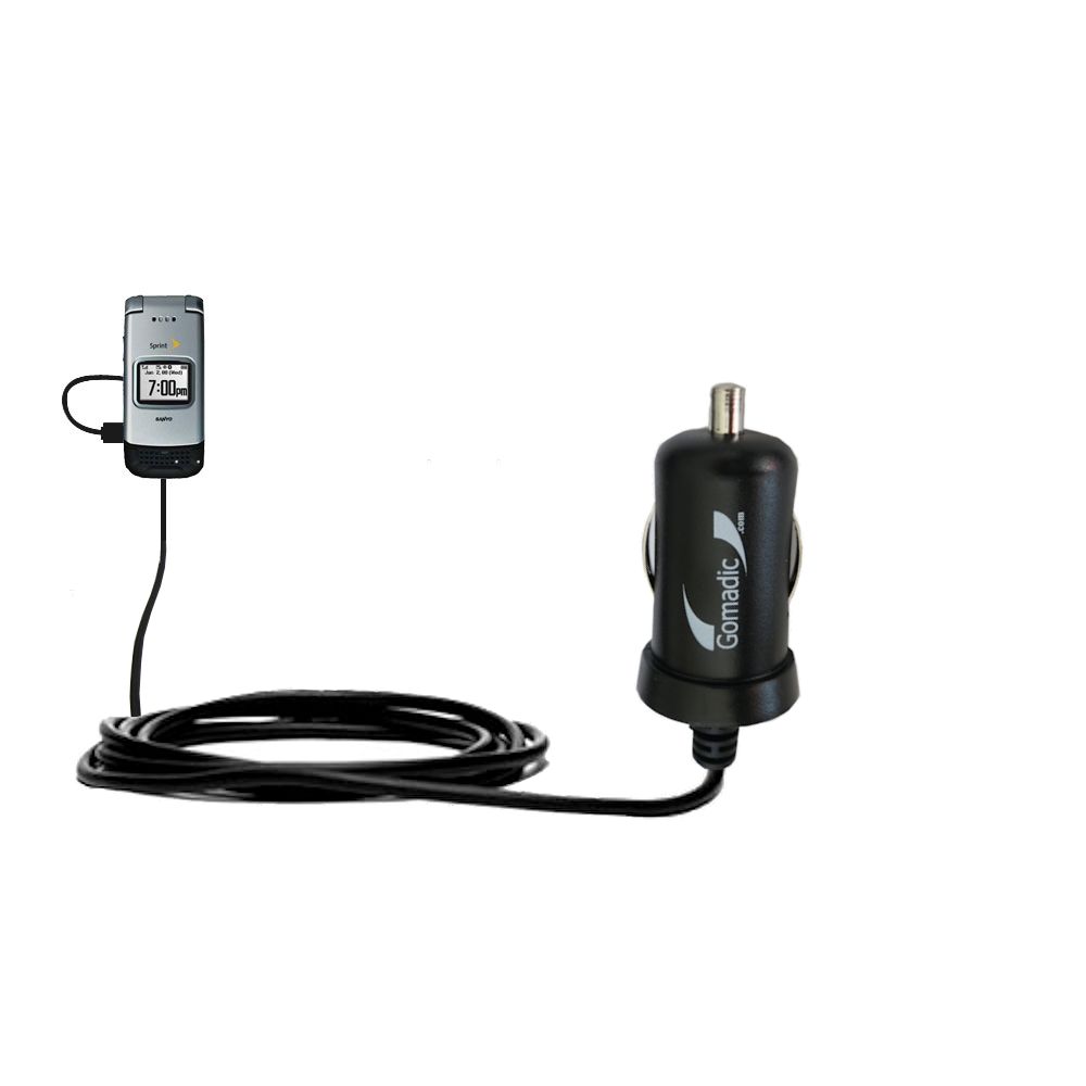 Mini Car Charger compatible with the Sanyo Pro 200