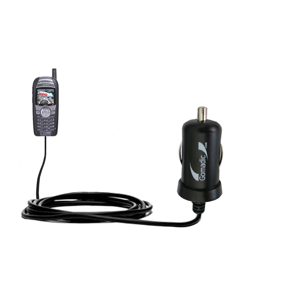 Mini Car Charger compatible with the Sanyo SCP-4930