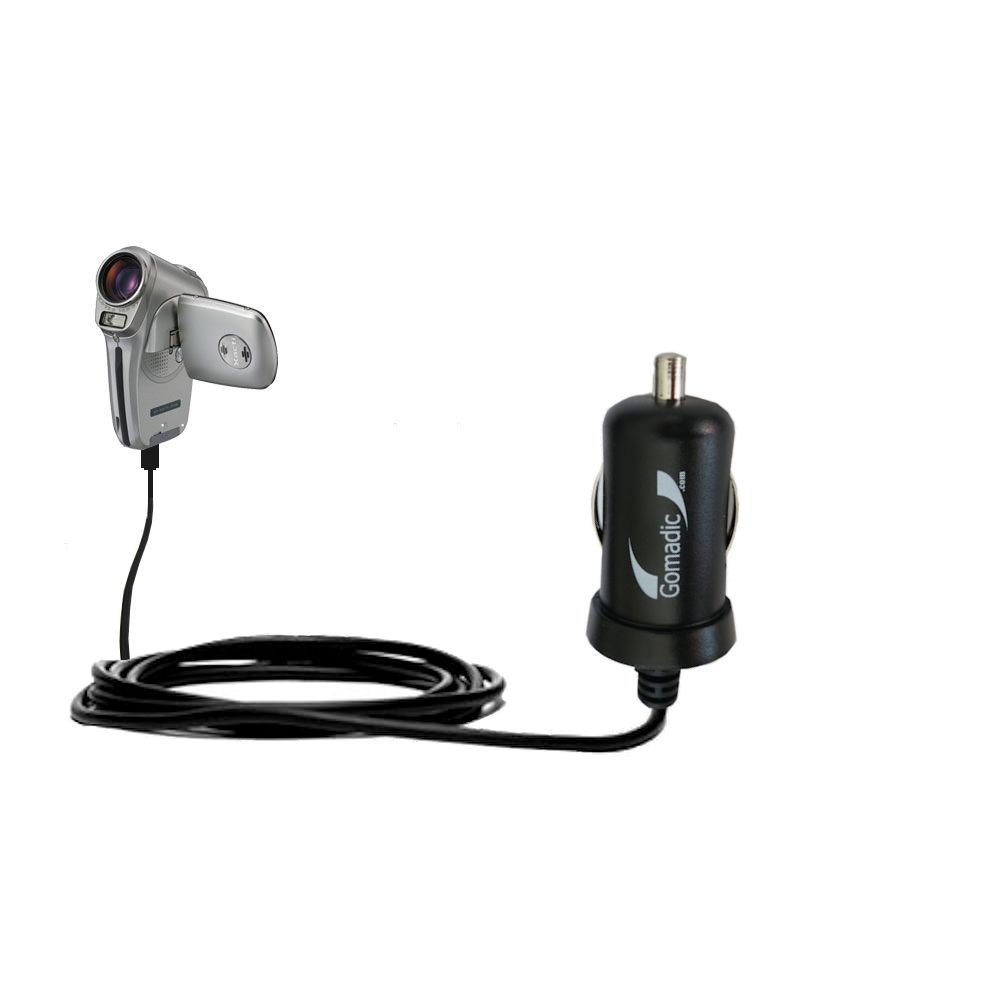Mini Car Charger compatible with the Sanyo Xacti C40 / VPC-C40
