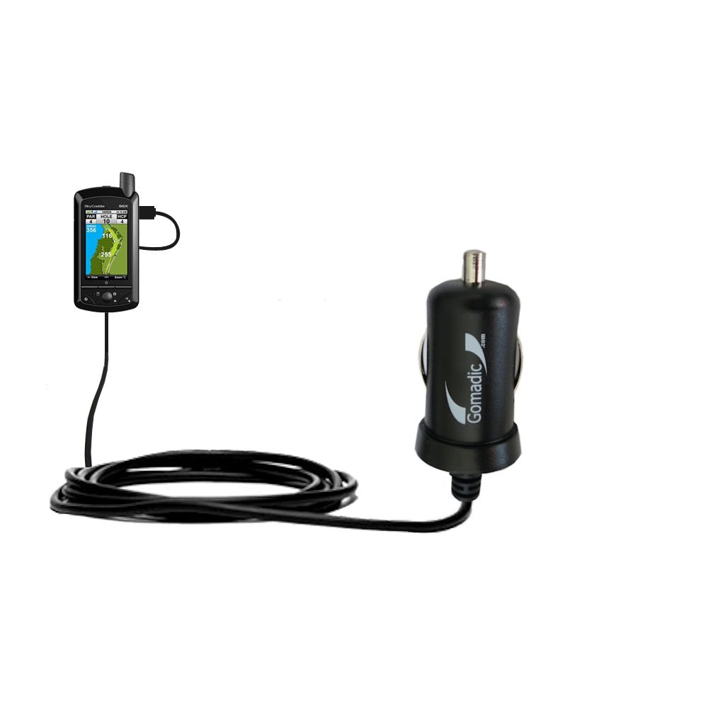 Mini Car Charger compatible with the SkyGolf SkyCaddie SGX