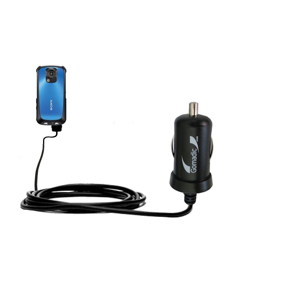 Mini Car Charger compatible with the Sony Bloggie TS-22 Sport