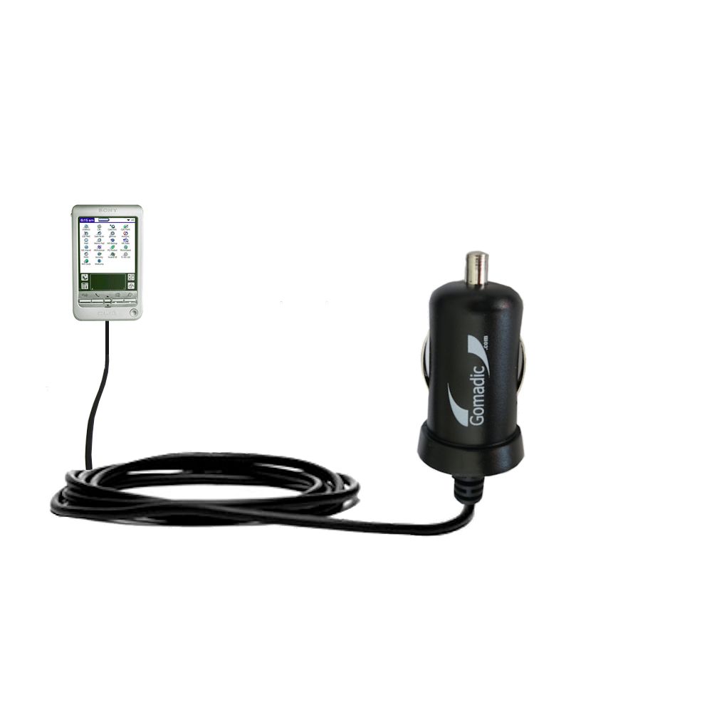 Mini Car Charger compatible with the Sony Clie T625C T650C T665C