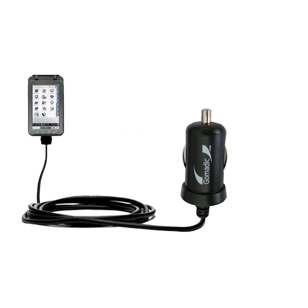 Mini Car Charger compatible with the Sony Clie TH55