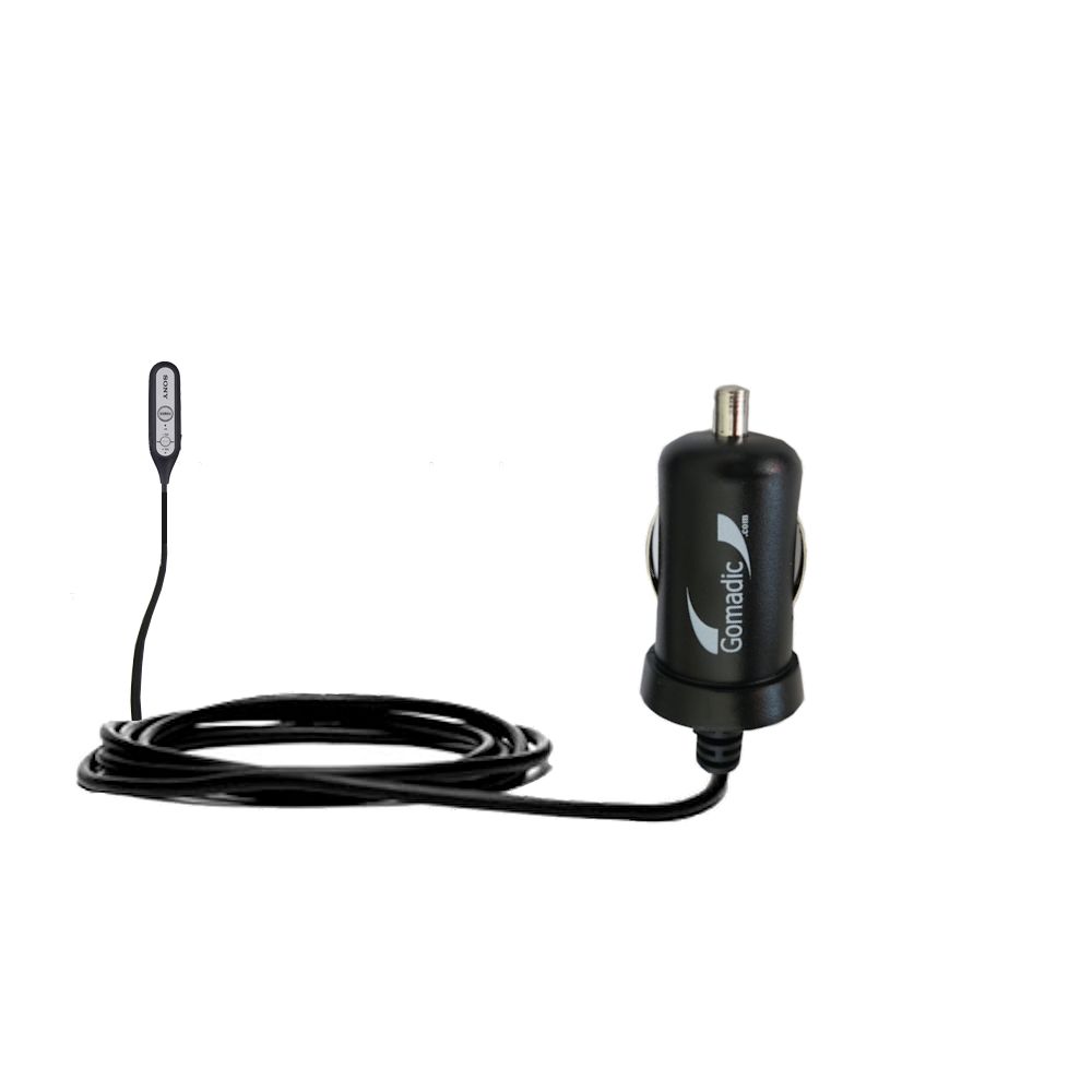 Mini Car Charger compatible with the Sony DR-BT100CX