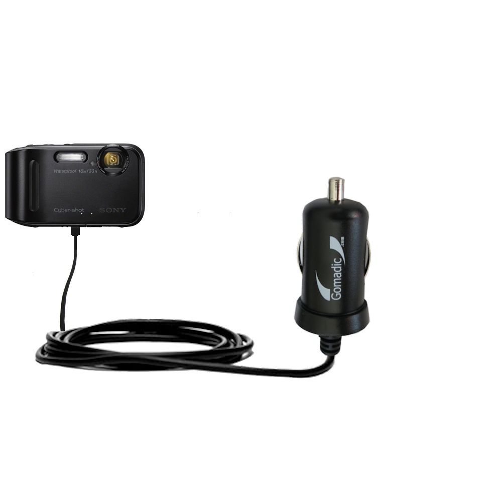 Mini Car Charger compatible with the Sony DSC-TF1