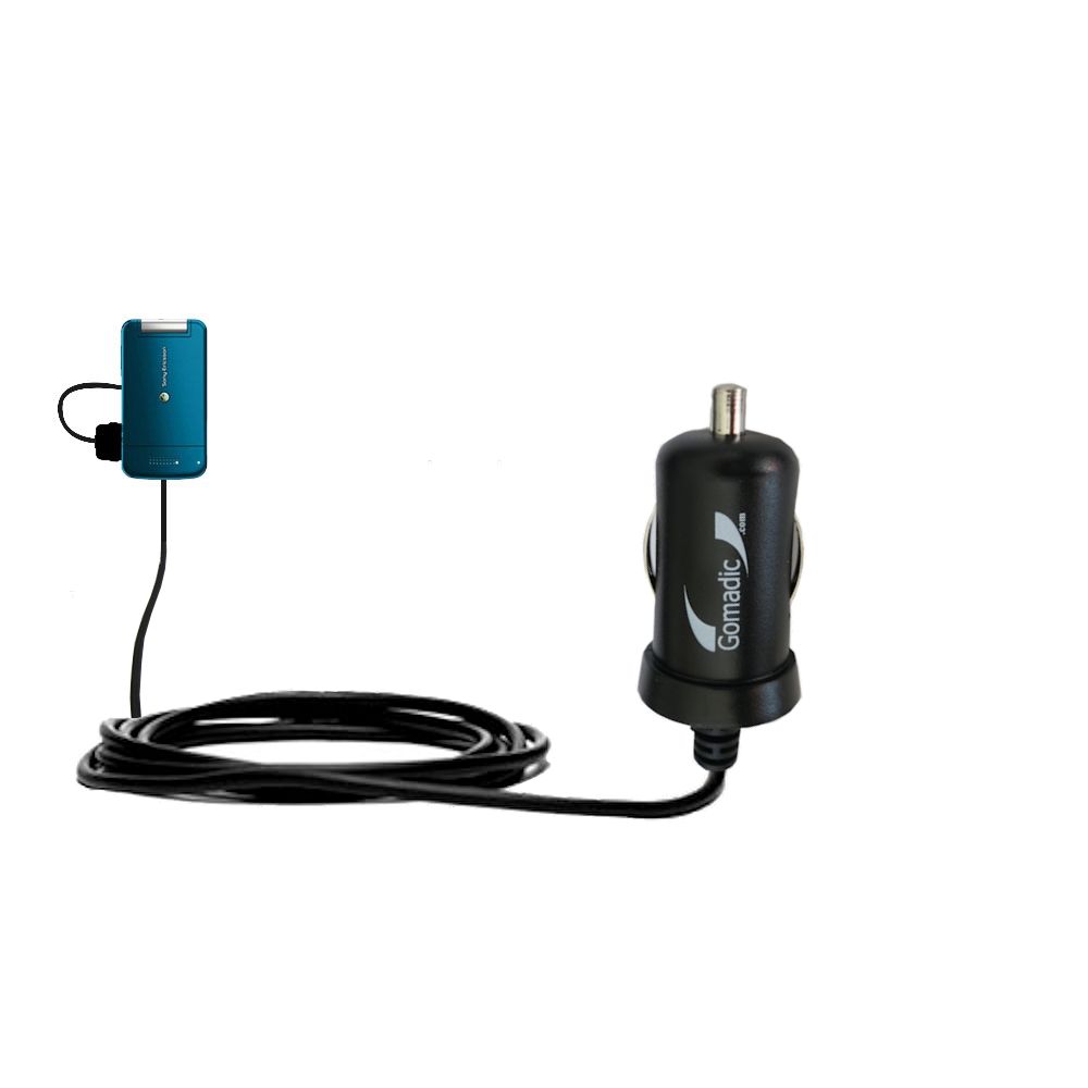 Mini Car Charger compatible with the Sony Ericsson  T707a