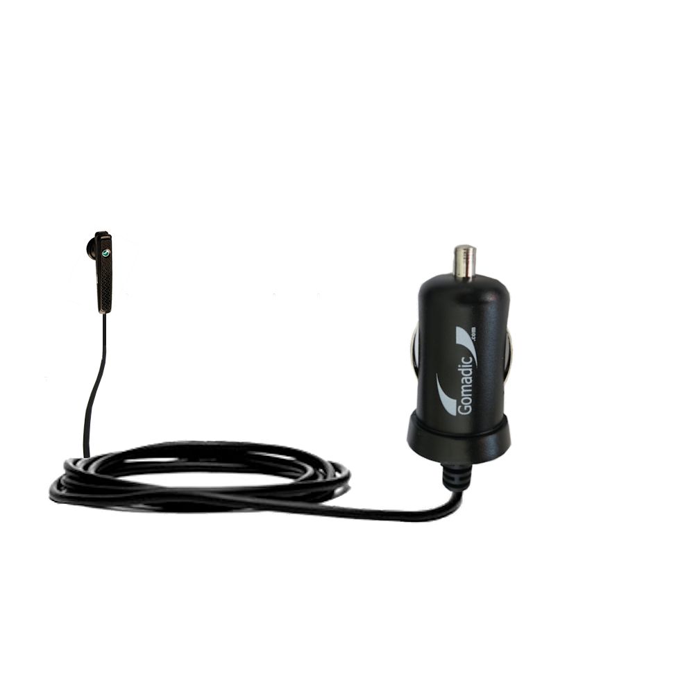 Mini Car Charger compatible with the Sony Ericsson BHB-PV770