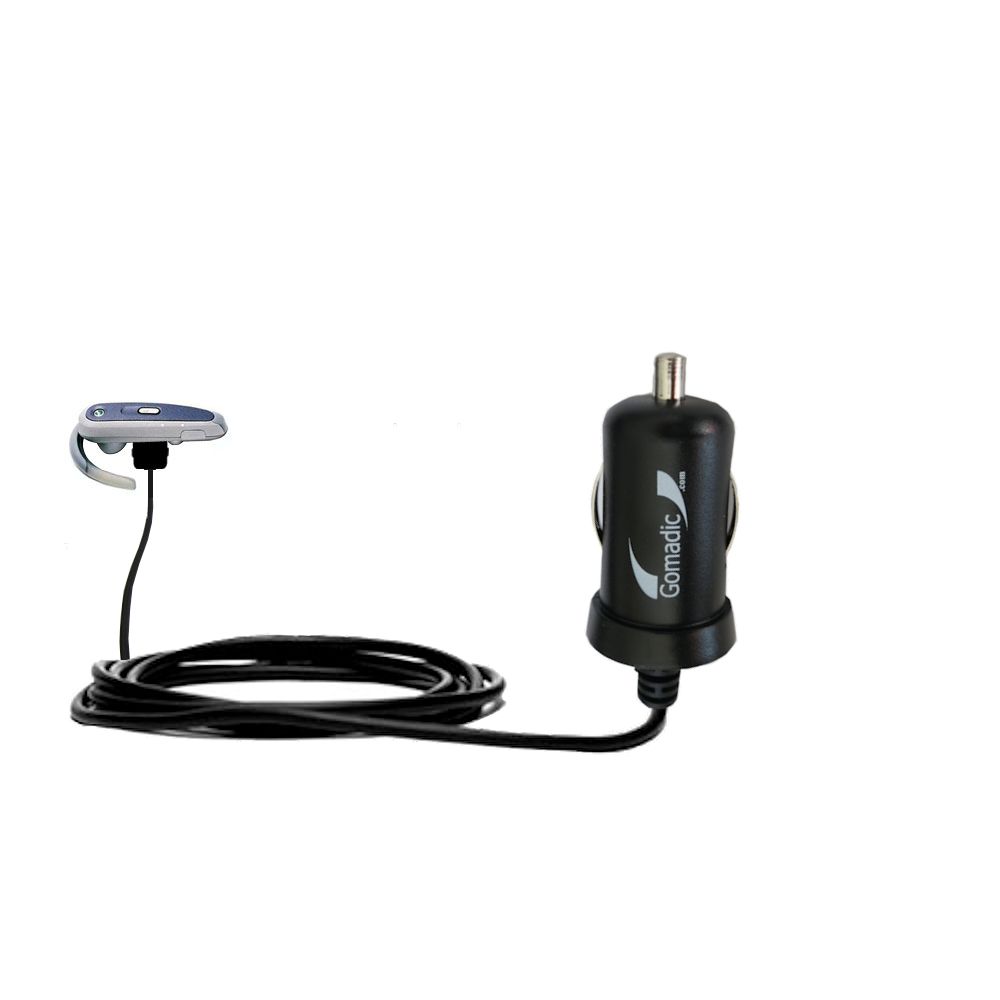 Mini Car Charger compatible with the Sony Ericsson Bluetooth Headset HBH-600