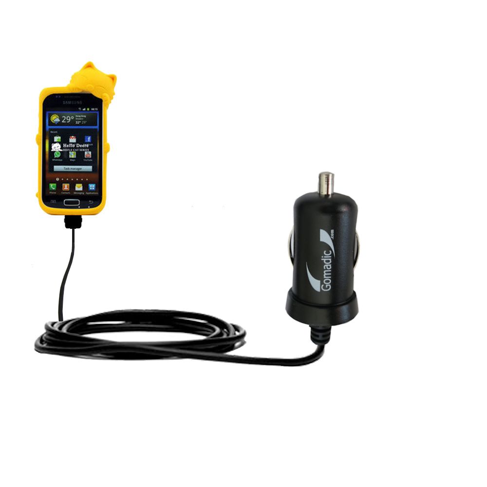 Mini Car Charger compatible with the Sony Ericsson HBH-GV435