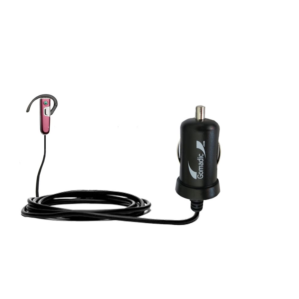 Mini Car Charger compatible with the Sony Ericsson HBH-PV710