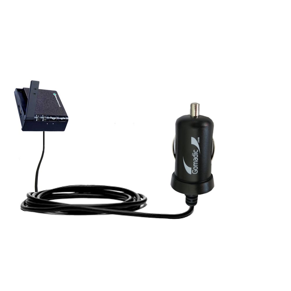 Mini Car Charger compatible with the Sony Ericsson HCB-100E
