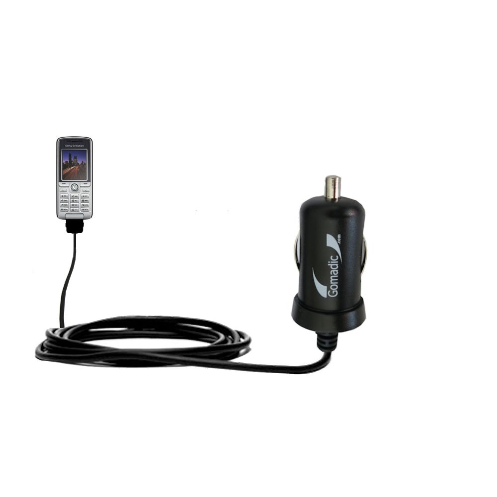 Mini Car Charger compatible with the Sony Ericsson K320i