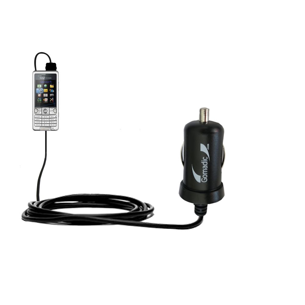 Mini Car Charger compatible with the Sony Ericsson K330a