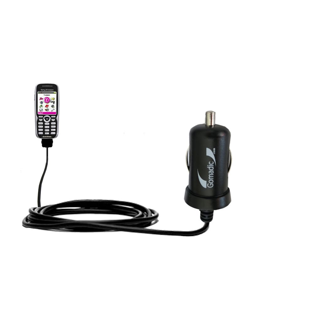 Mini Car Charger compatible with the Sony Ericsson K508i