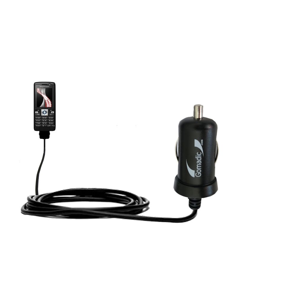Mini Car Charger compatible with the Sony Ericsson K610i