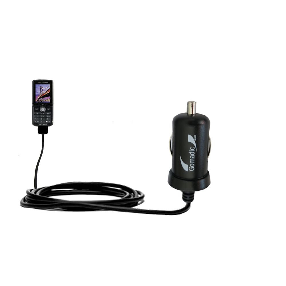 Mini Car Charger compatible with the Sony Ericsson K750 / K750i