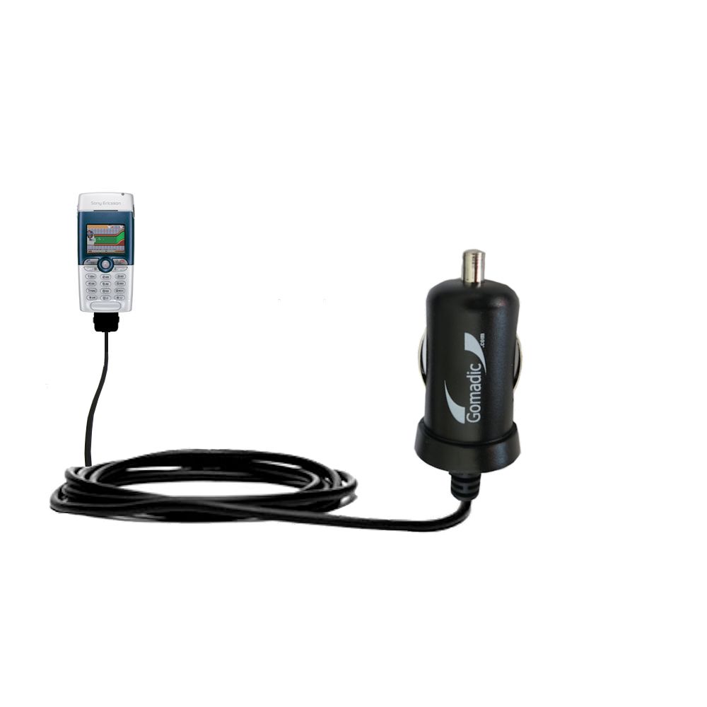 Mini Car Charger compatible with the Sony Ericsson T310
