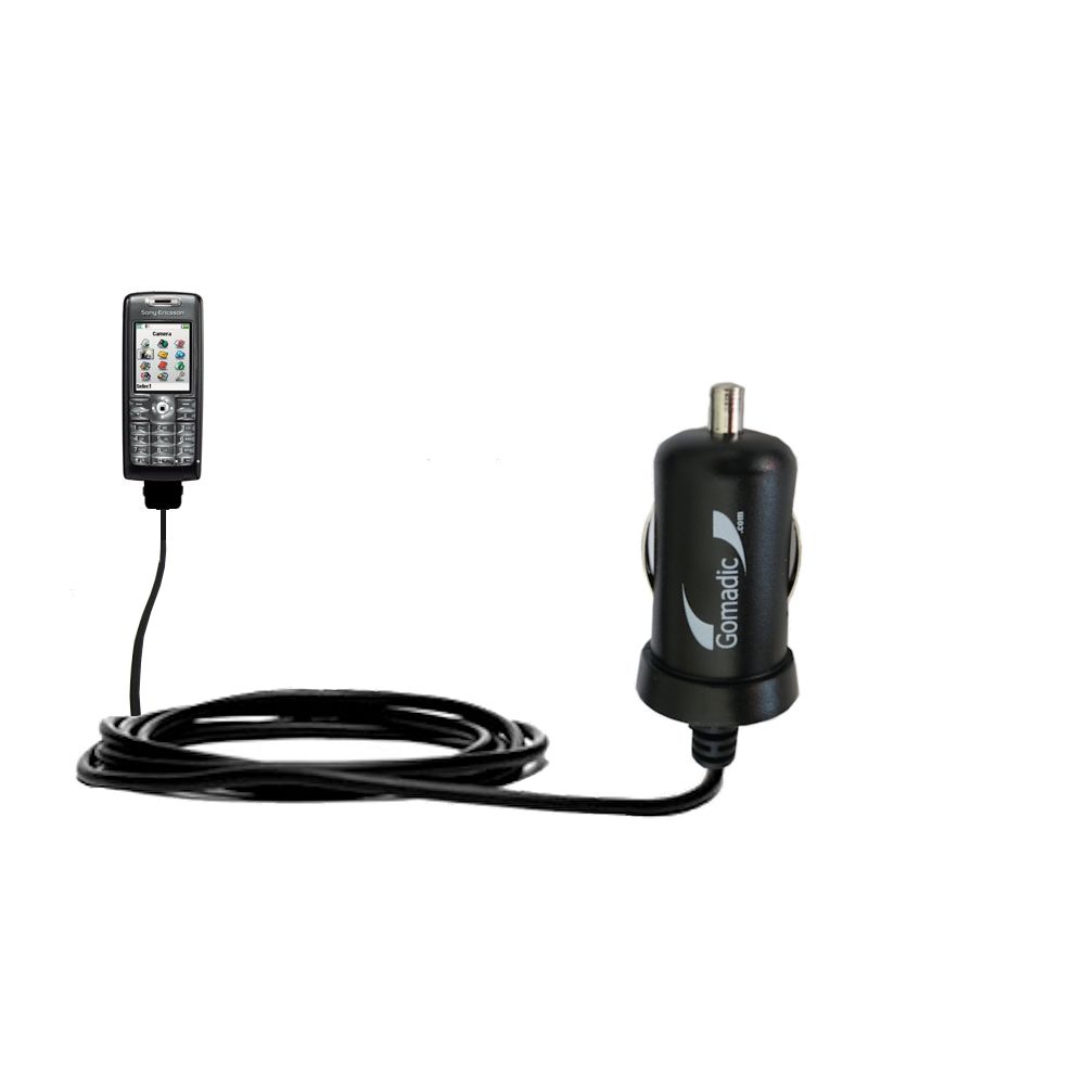 Mini Car Charger compatible with the Sony Ericsson T630
