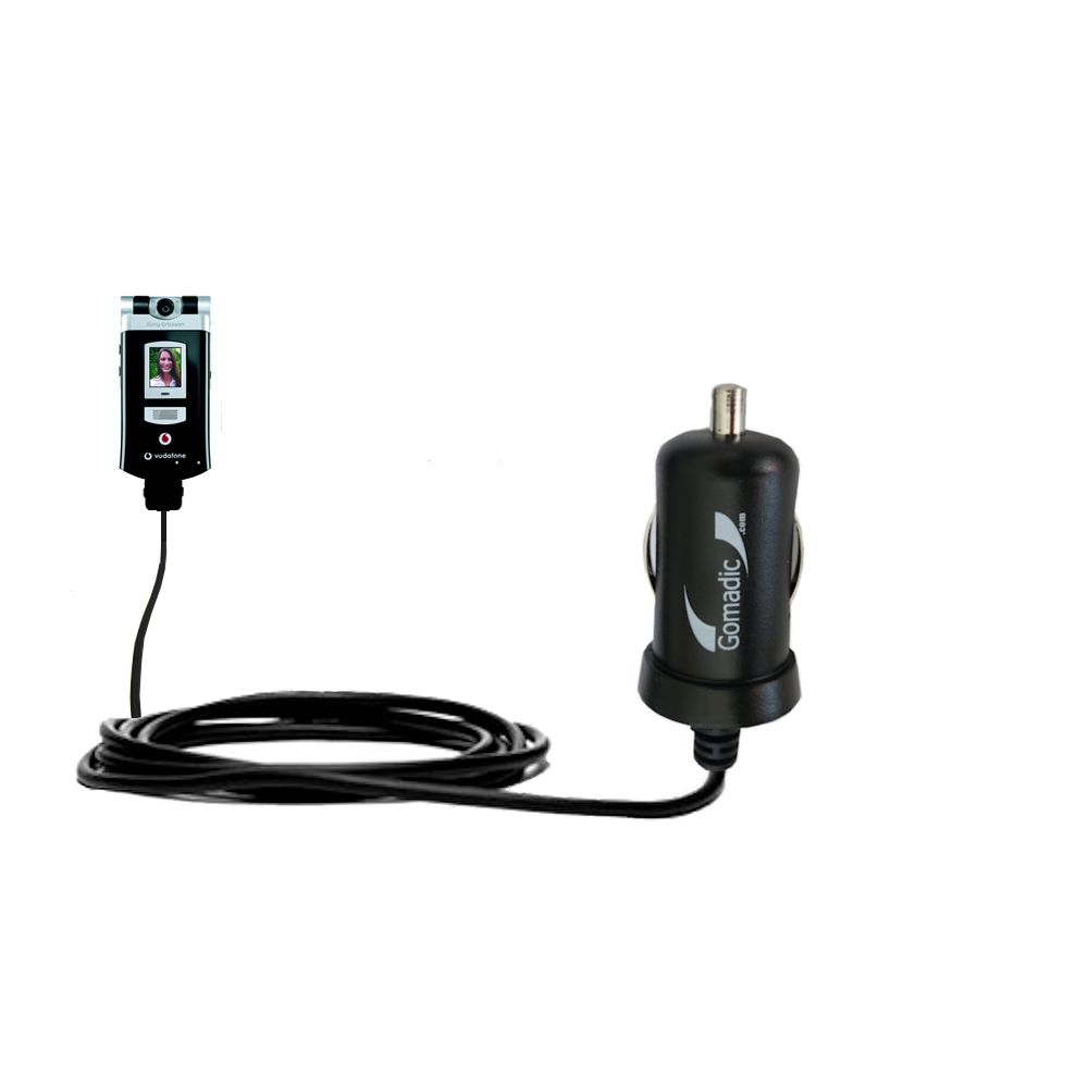 Mini Car Charger compatible with the Sony Ericsson V800
