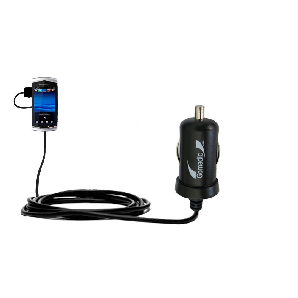 Mini Car Charger compatible with the Sony Ericsson Vivaz