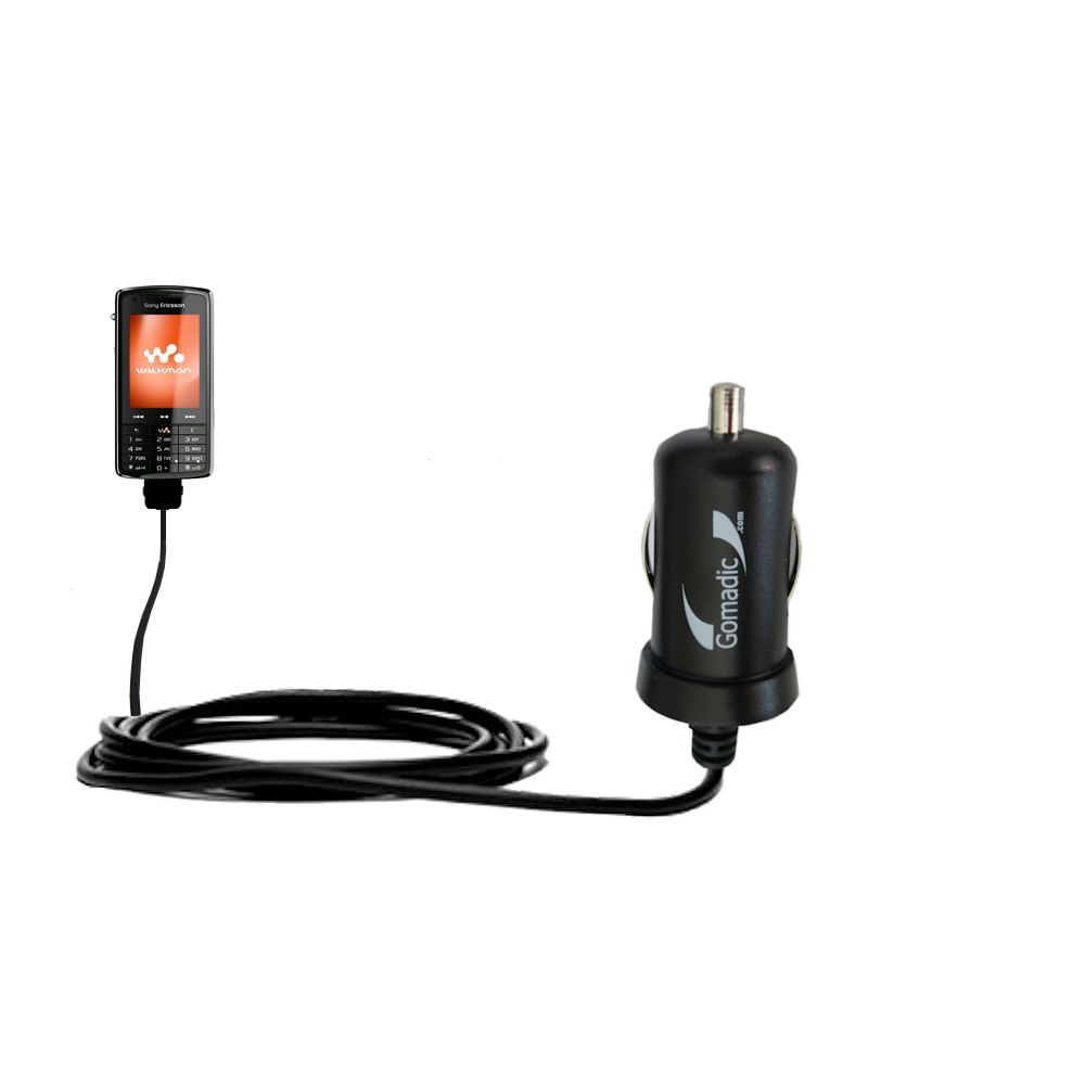 Mini Car Charger compatible with the Sony Ericsson w960i